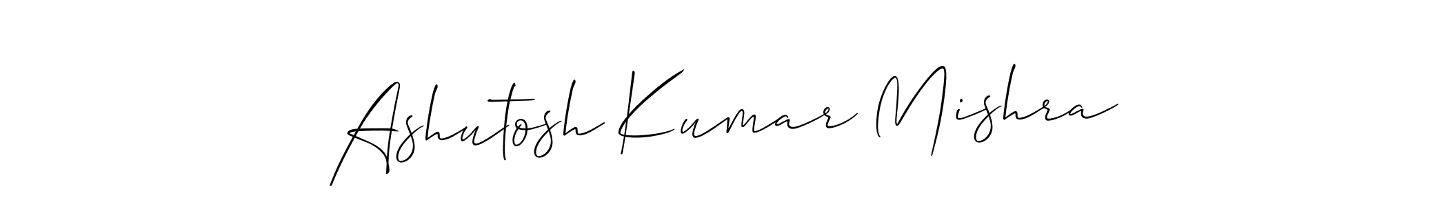 Make a short Ashutosh Kumar Mishra signature style. Manage your documents anywhere anytime using Allison_Script. Create and add eSignatures, submit forms, share and send files easily. Ashutosh Kumar Mishra signature style 2 images and pictures png