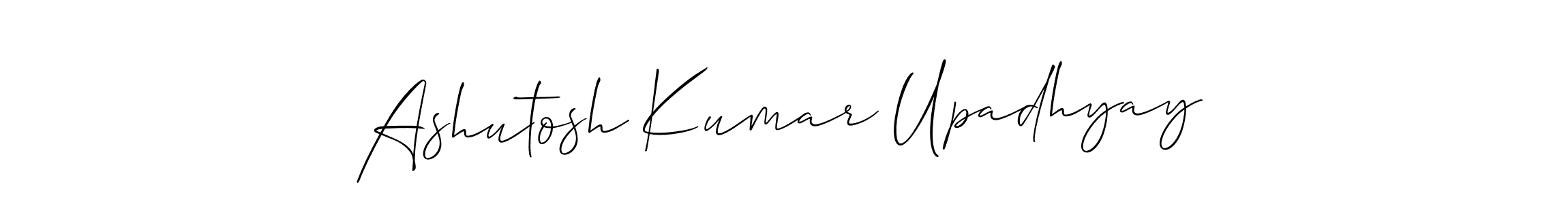 Create a beautiful signature design for name Ashutosh Kumar Upadhyay. With this signature (Allison_Script) fonts, you can make a handwritten signature for free. Ashutosh Kumar Upadhyay signature style 2 images and pictures png