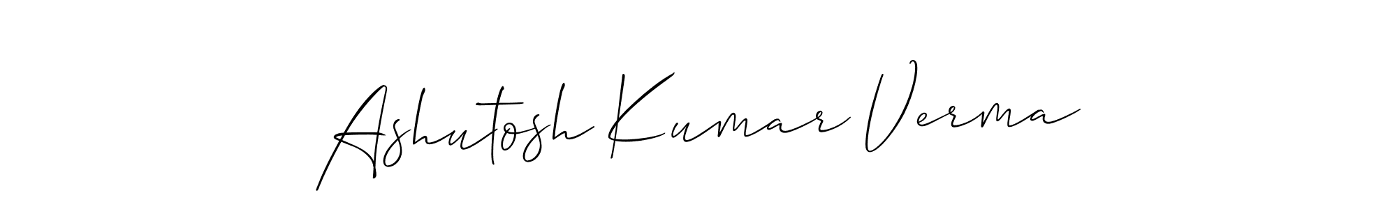 Also You can easily find your signature by using the search form. We will create Ashutosh Kumar Verma name handwritten signature images for you free of cost using Allison_Script sign style. Ashutosh Kumar Verma signature style 2 images and pictures png