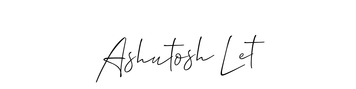 Once you've used our free online signature maker to create your best signature Allison_Script style, it's time to enjoy all of the benefits that Ashutosh Let name signing documents. Ashutosh Let signature style 2 images and pictures png