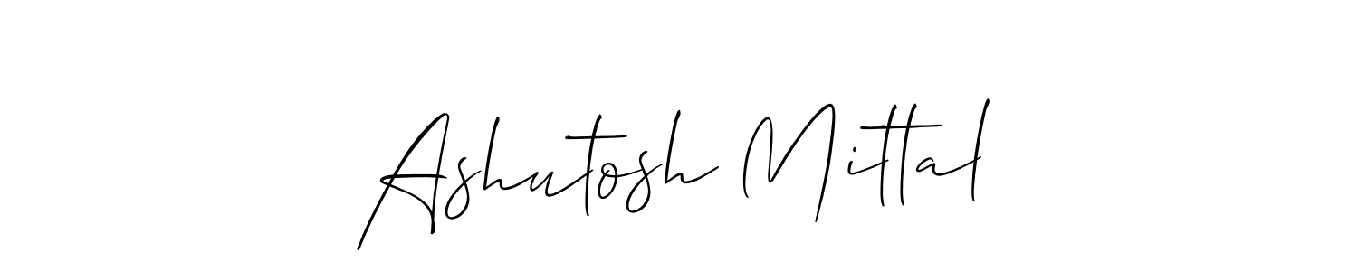 Similarly Allison_Script is the best handwritten signature design. Signature creator online .You can use it as an online autograph creator for name Ashutosh Mittal. Ashutosh Mittal signature style 2 images and pictures png