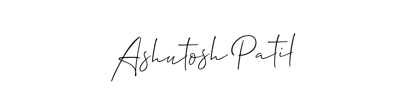 if you are searching for the best signature style for your name Ashutosh Patil. so please give up your signature search. here we have designed multiple signature styles  using Allison_Script. Ashutosh Patil signature style 2 images and pictures png
