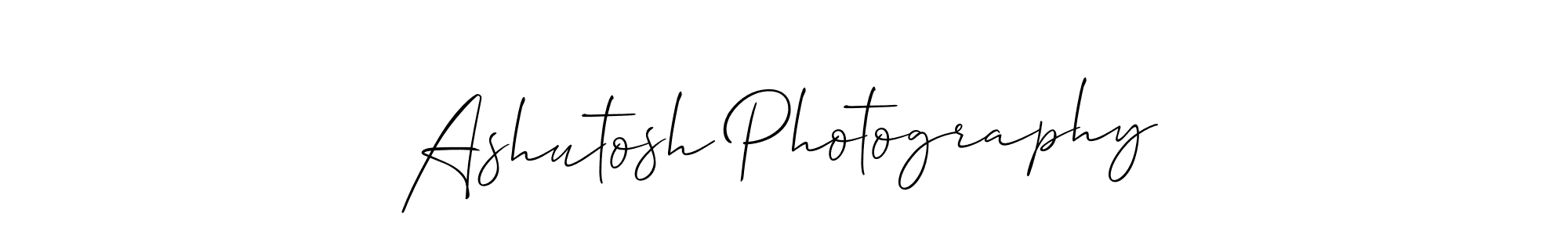 Allison_Script is a professional signature style that is perfect for those who want to add a touch of class to their signature. It is also a great choice for those who want to make their signature more unique. Get Ashutosh Photography name to fancy signature for free. Ashutosh Photography signature style 2 images and pictures png