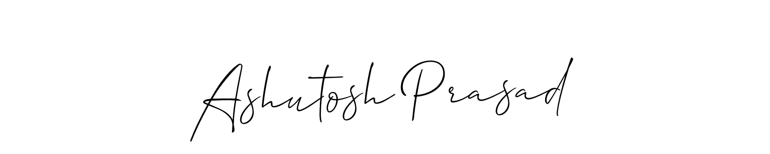 How to make Ashutosh Prasad name signature. Use Allison_Script style for creating short signs online. This is the latest handwritten sign. Ashutosh Prasad signature style 2 images and pictures png