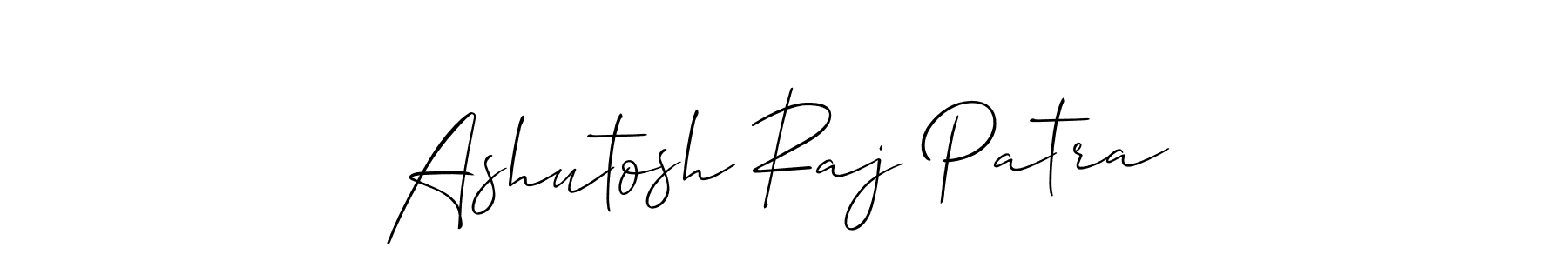 You should practise on your own different ways (Allison_Script) to write your name (Ashutosh Raj Patra) in signature. don't let someone else do it for you. Ashutosh Raj Patra signature style 2 images and pictures png