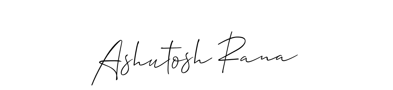 Also we have Ashutosh Rana name is the best signature style. Create professional handwritten signature collection using Allison_Script autograph style. Ashutosh Rana signature style 2 images and pictures png