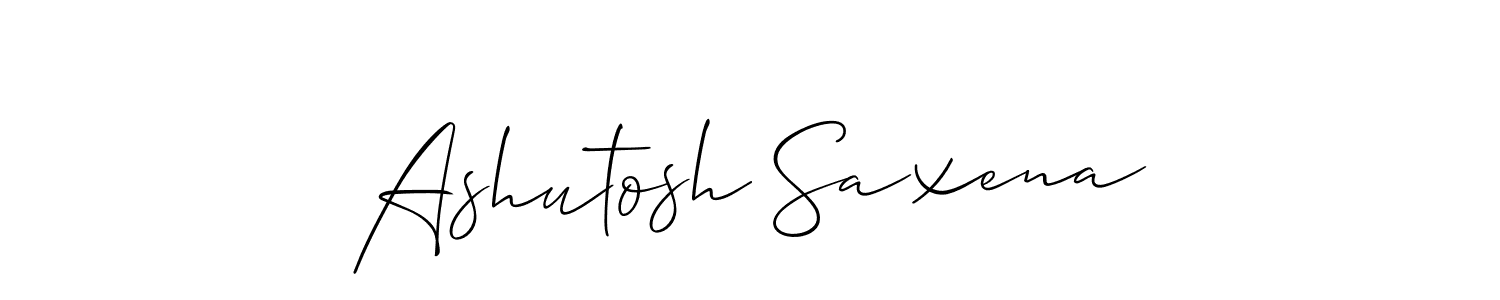 Similarly Allison_Script is the best handwritten signature design. Signature creator online .You can use it as an online autograph creator for name Ashutosh Saxena. Ashutosh Saxena signature style 2 images and pictures png