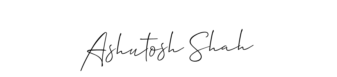 Also You can easily find your signature by using the search form. We will create Ashutosh Shah name handwritten signature images for you free of cost using Allison_Script sign style. Ashutosh Shah signature style 2 images and pictures png