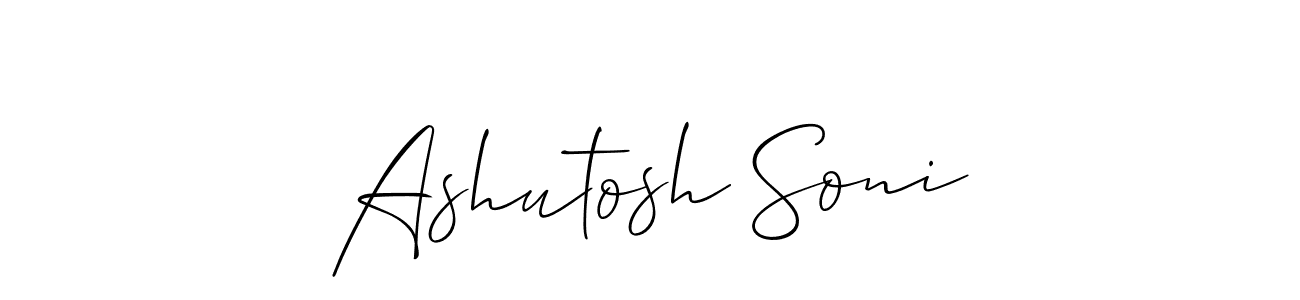 This is the best signature style for the Ashutosh Soni name. Also you like these signature font (Allison_Script). Mix name signature. Ashutosh Soni signature style 2 images and pictures png
