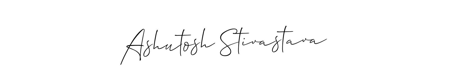 Also You can easily find your signature by using the search form. We will create Ashutosh Stivastava name handwritten signature images for you free of cost using Allison_Script sign style. Ashutosh Stivastava signature style 2 images and pictures png