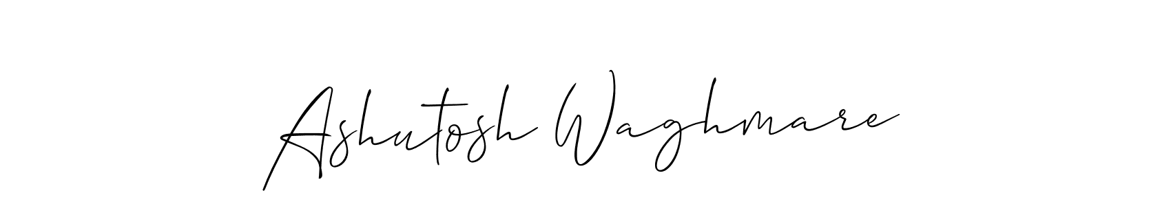 It looks lik you need a new signature style for name Ashutosh Waghmare. Design unique handwritten (Allison_Script) signature with our free signature maker in just a few clicks. Ashutosh Waghmare signature style 2 images and pictures png