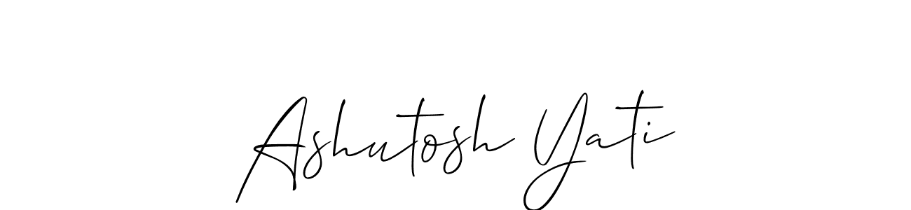 Make a beautiful signature design for name Ashutosh Yati. Use this online signature maker to create a handwritten signature for free. Ashutosh Yati signature style 2 images and pictures png