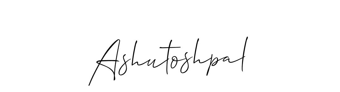 Also we have Ashutoshpal name is the best signature style. Create professional handwritten signature collection using Allison_Script autograph style. Ashutoshpal signature style 2 images and pictures png