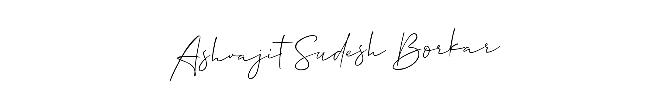 How to Draw Ashvajit Sudesh Borkar signature style? Allison_Script is a latest design signature styles for name Ashvajit Sudesh Borkar. Ashvajit Sudesh Borkar signature style 2 images and pictures png