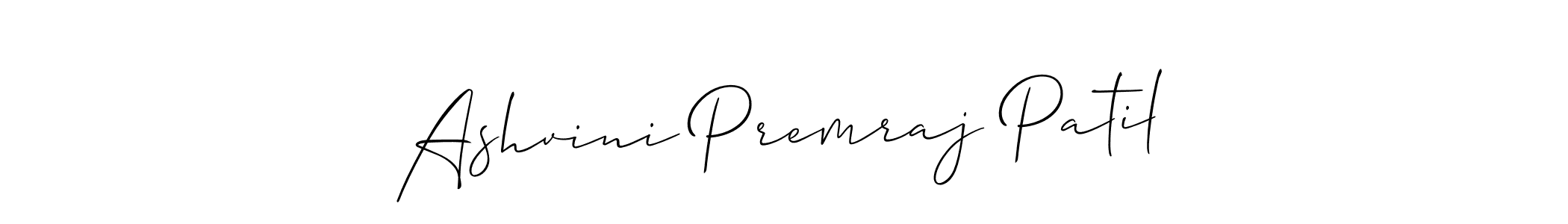How to make Ashvini Premraj Patil signature? Allison_Script is a professional autograph style. Create handwritten signature for Ashvini Premraj Patil name. Ashvini Premraj Patil signature style 2 images and pictures png