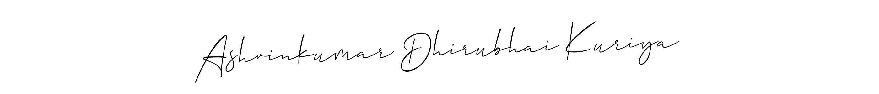 You can use this online signature creator to create a handwritten signature for the name Ashvinkumar Dhirubhai Kuriya. This is the best online autograph maker. Ashvinkumar Dhirubhai Kuriya signature style 2 images and pictures png