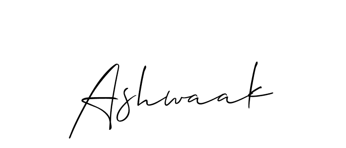Also we have Ashwaak name is the best signature style. Create professional handwritten signature collection using Allison_Script autograph style. Ashwaak signature style 2 images and pictures png