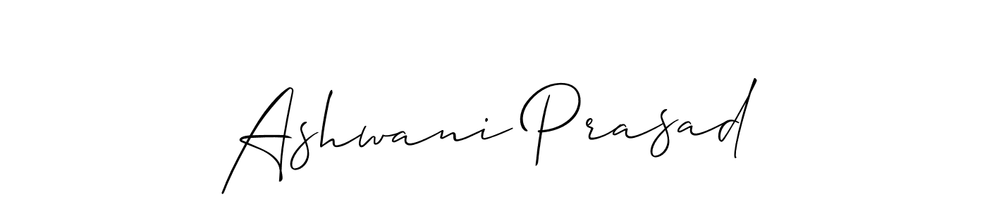 Use a signature maker to create a handwritten signature online. With this signature software, you can design (Allison_Script) your own signature for name Ashwani Prasad. Ashwani Prasad signature style 2 images and pictures png