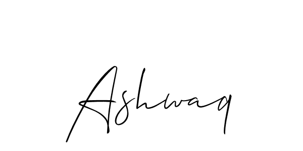 You can use this online signature creator to create a handwritten signature for the name Ashwaq. This is the best online autograph maker. Ashwaq signature style 2 images and pictures png