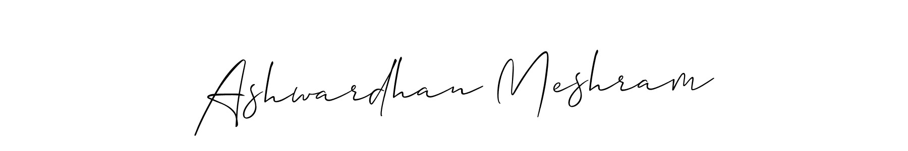 Once you've used our free online signature maker to create your best signature Allison_Script style, it's time to enjoy all of the benefits that Ashwardhan Meshram name signing documents. Ashwardhan Meshram signature style 2 images and pictures png
