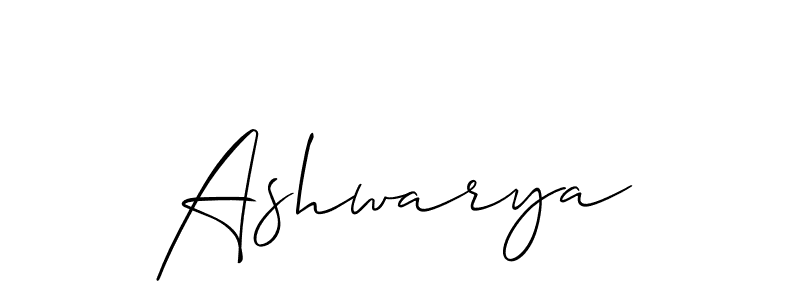 It looks lik you need a new signature style for name Ashwarya. Design unique handwritten (Allison_Script) signature with our free signature maker in just a few clicks. Ashwarya signature style 2 images and pictures png