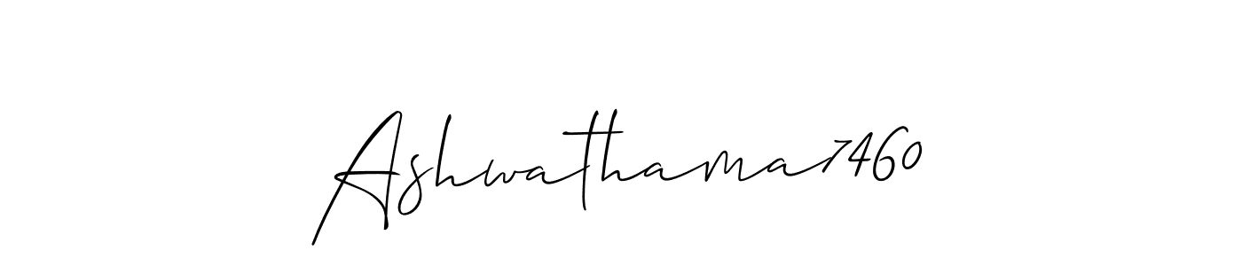 It looks lik you need a new signature style for name Ashwathama7460. Design unique handwritten (Allison_Script) signature with our free signature maker in just a few clicks. Ashwathama7460 signature style 2 images and pictures png