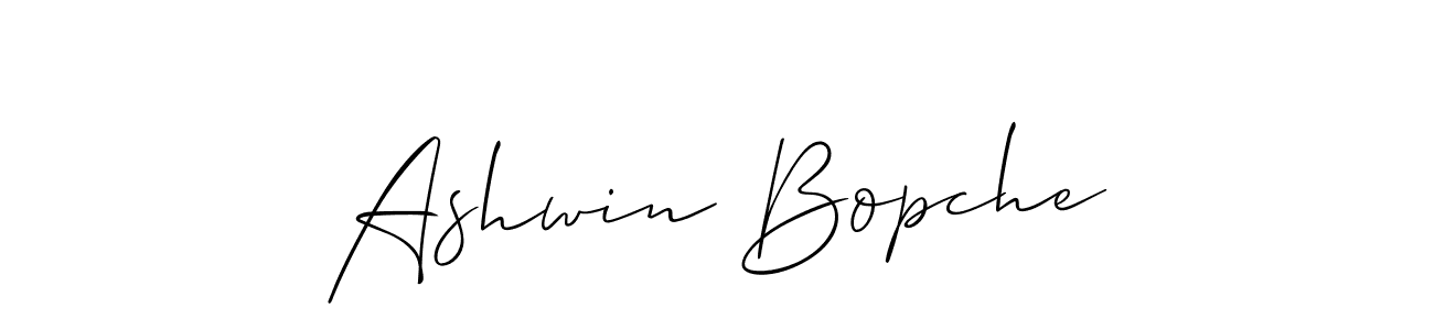 Here are the top 10 professional signature styles for the name Ashwin Bopche. These are the best autograph styles you can use for your name. Ashwin Bopche signature style 2 images and pictures png