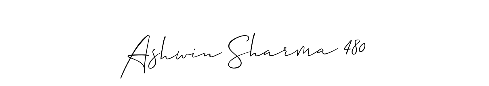 Create a beautiful signature design for name Ashwin Sharma 480. With this signature (Allison_Script) fonts, you can make a handwritten signature for free. Ashwin Sharma 480 signature style 2 images and pictures png