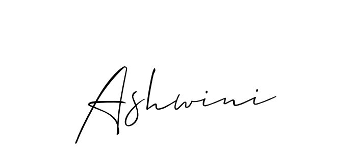 Create a beautiful signature design for name Ashwini. With this signature (Allison_Script) fonts, you can make a handwritten signature for free. Ashwini signature style 2 images and pictures png