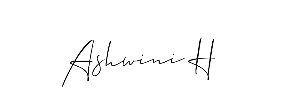 How to Draw Ashwini H signature style? Allison_Script is a latest design signature styles for name Ashwini H. Ashwini H signature style 2 images and pictures png