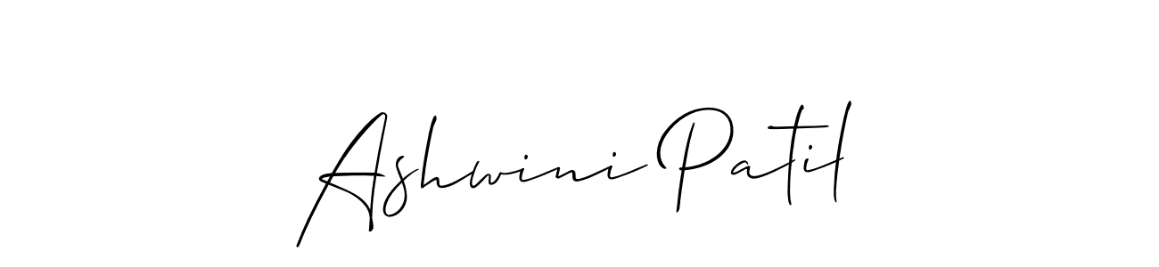 This is the best signature style for the Ashwini Patil name. Also you like these signature font (Allison_Script). Mix name signature. Ashwini Patil signature style 2 images and pictures png