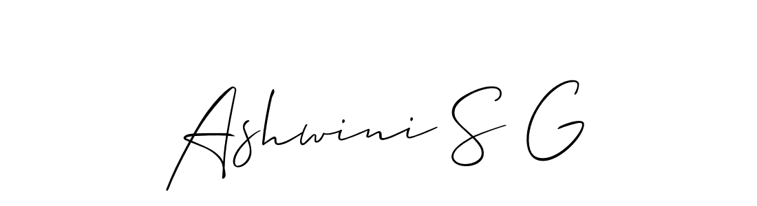 Once you've used our free online signature maker to create your best signature Allison_Script style, it's time to enjoy all of the benefits that Ashwini S G name signing documents. Ashwini S G signature style 2 images and pictures png