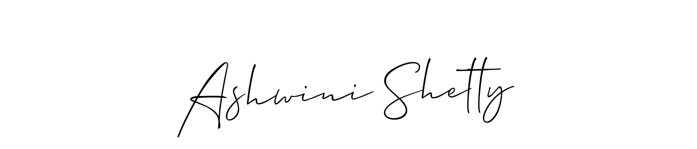 The best way (Allison_Script) to make a short signature is to pick only two or three words in your name. The name Ashwini Shetty include a total of six letters. For converting this name. Ashwini Shetty signature style 2 images and pictures png