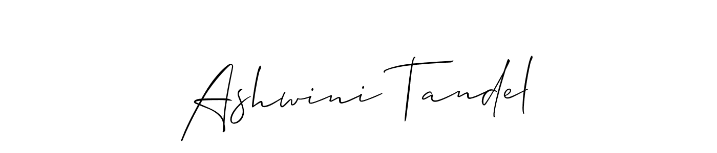 Make a beautiful signature design for name Ashwini Tandel. Use this online signature maker to create a handwritten signature for free. Ashwini Tandel signature style 2 images and pictures png