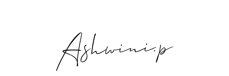if you are searching for the best signature style for your name Ashwini.p. so please give up your signature search. here we have designed multiple signature styles  using Allison_Script. Ashwini.p signature style 2 images and pictures png