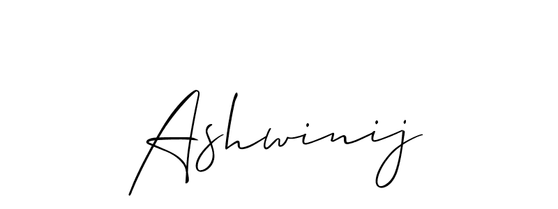 Make a beautiful signature design for name Ashwinij. Use this online signature maker to create a handwritten signature for free. Ashwinij signature style 2 images and pictures png