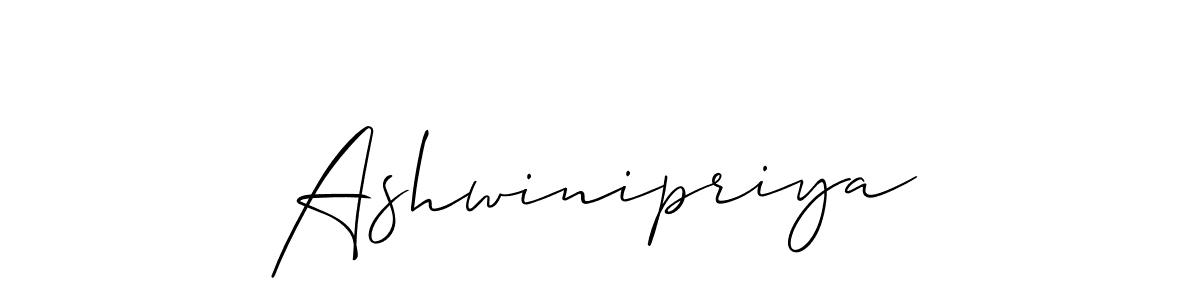 You should practise on your own different ways (Allison_Script) to write your name (Ashwinipriya) in signature. don't let someone else do it for you. Ashwinipriya signature style 2 images and pictures png