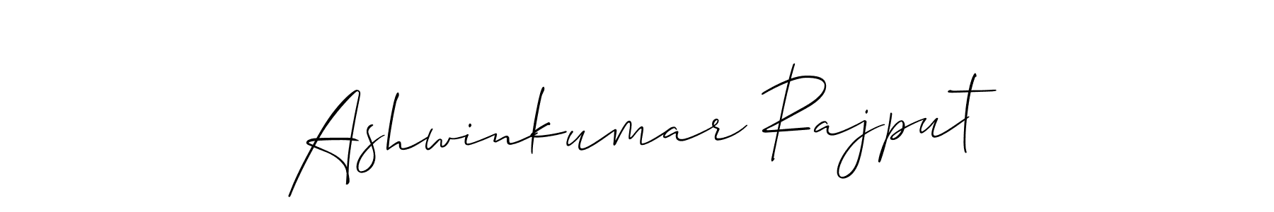 You should practise on your own different ways (Allison_Script) to write your name (Ashwinkumar Rajput) in signature. don't let someone else do it for you. Ashwinkumar Rajput signature style 2 images and pictures png