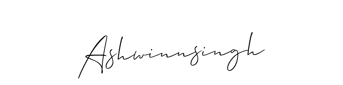 Make a beautiful signature design for name Ashwinnsingh. Use this online signature maker to create a handwritten signature for free. Ashwinnsingh signature style 2 images and pictures png