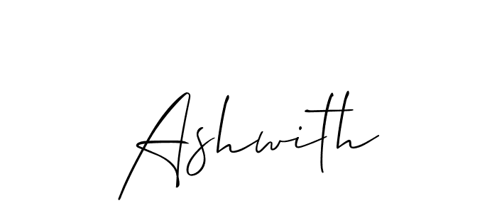 You should practise on your own different ways (Allison_Script) to write your name (Ashwith) in signature. don't let someone else do it for you. Ashwith signature style 2 images and pictures png