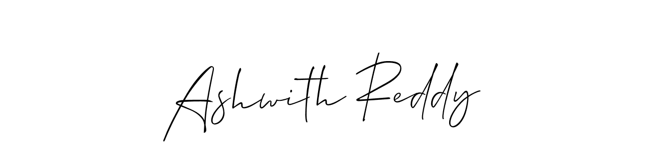 It looks lik you need a new signature style for name Ashwith Reddy. Design unique handwritten (Allison_Script) signature with our free signature maker in just a few clicks. Ashwith Reddy signature style 2 images and pictures png