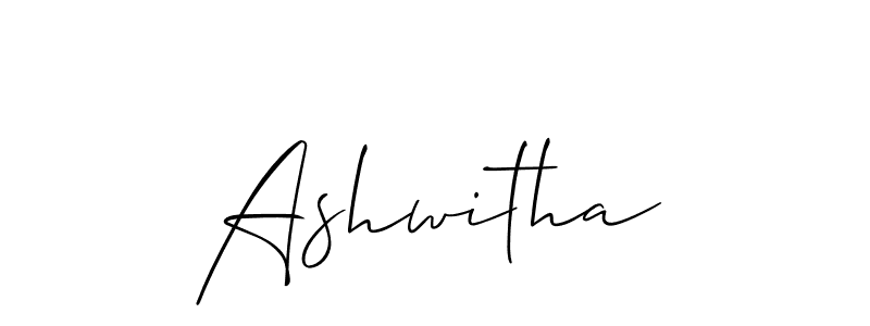How to make Ashwitha name signature. Use Allison_Script style for creating short signs online. This is the latest handwritten sign. Ashwitha signature style 2 images and pictures png