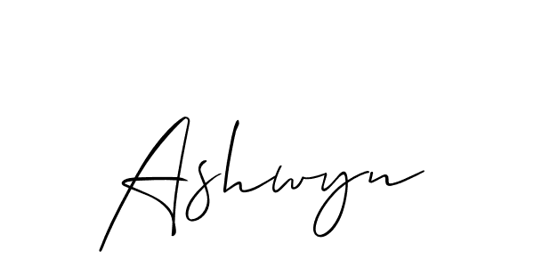 It looks lik you need a new signature style for name Ashwyn. Design unique handwritten (Allison_Script) signature with our free signature maker in just a few clicks. Ashwyn signature style 2 images and pictures png