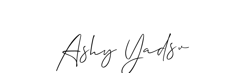 Make a beautiful signature design for name Ashy Yadsv. Use this online signature maker to create a handwritten signature for free. Ashy Yadsv signature style 2 images and pictures png