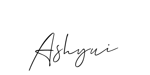 Also You can easily find your signature by using the search form. We will create Ashyui name handwritten signature images for you free of cost using Allison_Script sign style. Ashyui signature style 2 images and pictures png