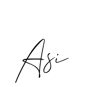 Use a signature maker to create a handwritten signature online. With this signature software, you can design (Allison_Script) your own signature for name Asi. Asi signature style 2 images and pictures png