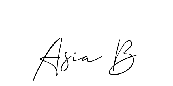 Best and Professional Signature Style for Asia B. Allison_Script Best Signature Style Collection. Asia B signature style 2 images and pictures png