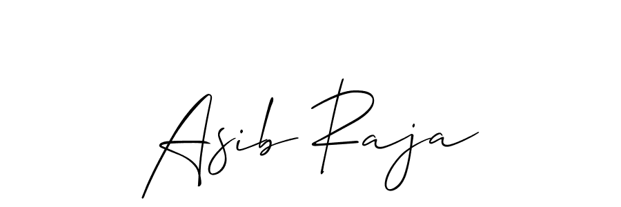 Also we have Asib Raja name is the best signature style. Create professional handwritten signature collection using Allison_Script autograph style. Asib Raja signature style 2 images and pictures png