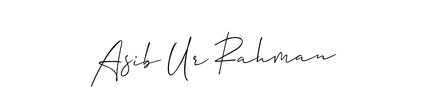 Also You can easily find your signature by using the search form. We will create Asib Ur Rahman name handwritten signature images for you free of cost using Allison_Script sign style. Asib Ur Rahman signature style 2 images and pictures png