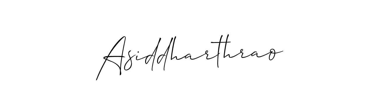 Asiddharthrao stylish signature style. Best Handwritten Sign (Allison_Script) for my name. Handwritten Signature Collection Ideas for my name Asiddharthrao. Asiddharthrao signature style 2 images and pictures png